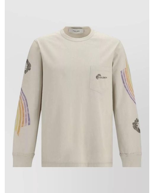 Golden Goose Deluxe Brand Natural Silk Nylon Shirt Casual Fit Long Sleeves for men