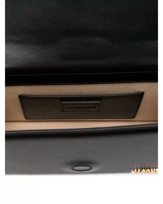 Jacquemus Black Le Grand Bambino Mini Leather Tote Bag