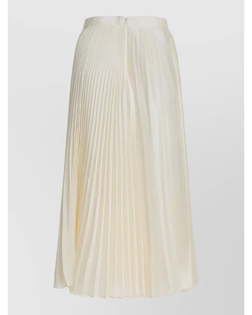 Sandbeige Natural Pleated Skirt
