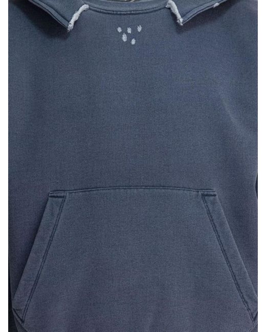 Our Legacy Blue Cotton Hoodie for men