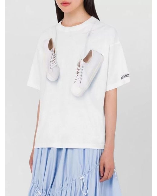 Moschino White Short-Sleeve T-Shirt