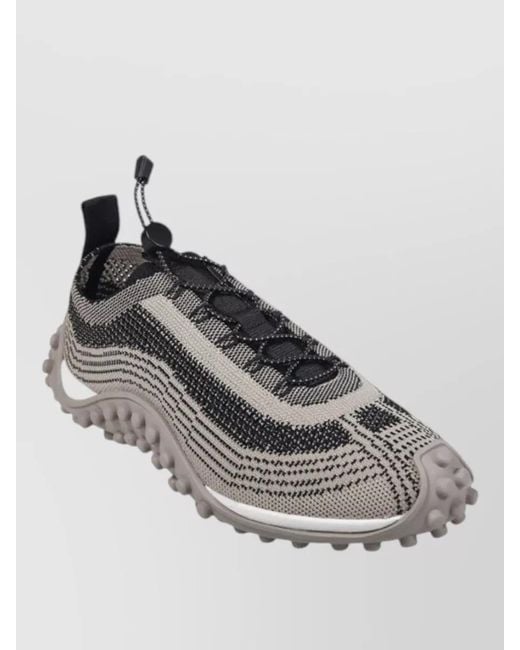 AMI Gray Mirage Lace Up Sport Sneaker Shoe