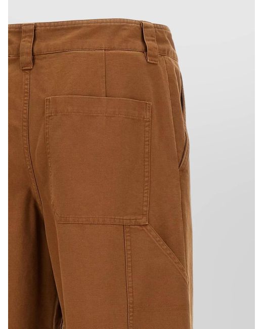 A.P.C. Brown Wide-Leg Trousers for men