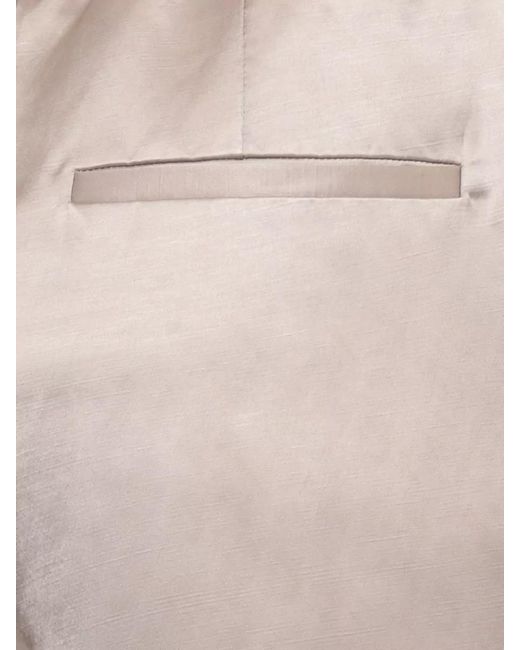 Panicale Multicolor Viscose Wide Leg Pants Belt Loops