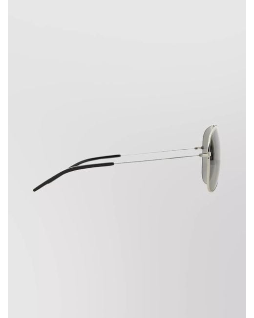 Saint Laurent Gray Metal Sl 800 Sunglasses