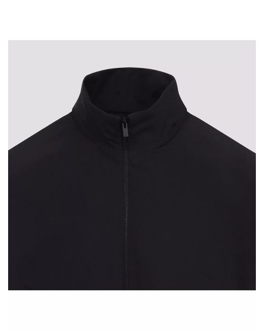 Fear Of God Blue Virgin Wool High Neck Relaxed-Fit Bomber Jacket for men