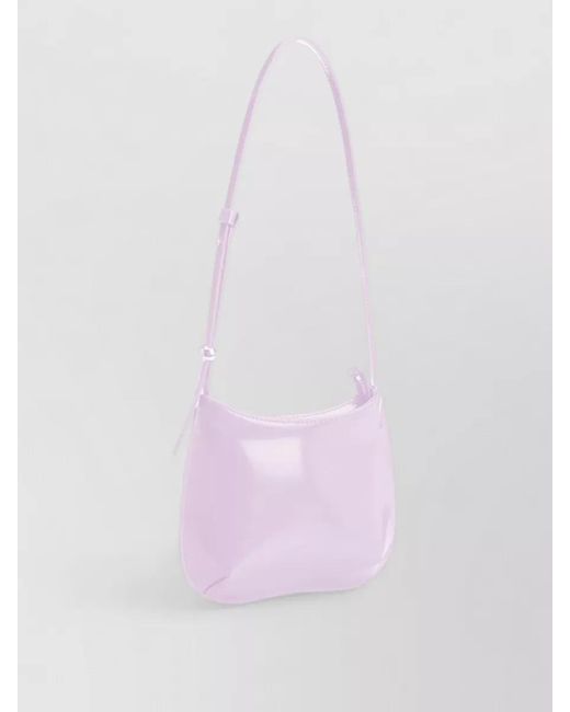 Jacquemus Pink Compact Shoulder Bag Adjustable Strap Design