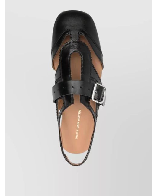 Dries Van Noten Gray Slingback Flat Sole Open Toe Sandals for men