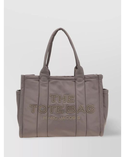 Marc Jacobs Gray 'The Puffy Nylon Large Tote' Shoulder Bag