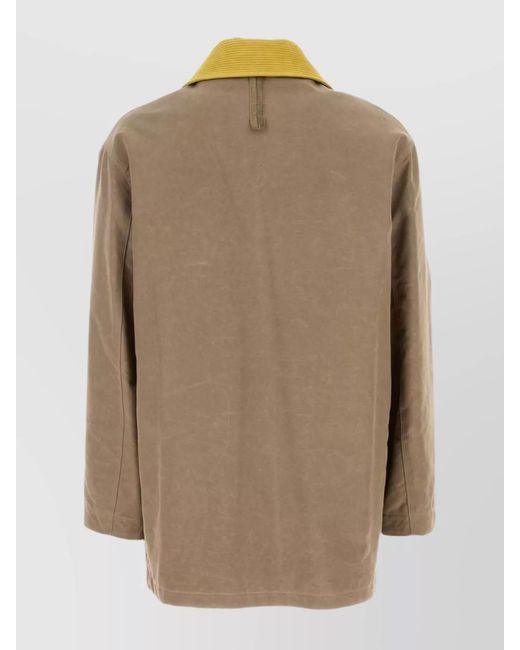 Fendi Natural Canvas Coat for men