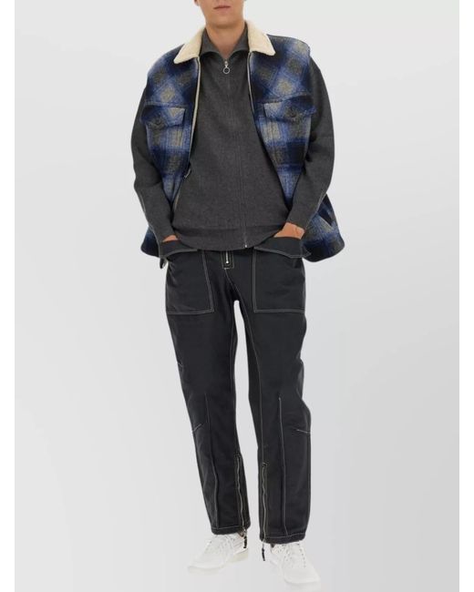 Isabel Marant Blue Regular-Fit Waistcoat for men