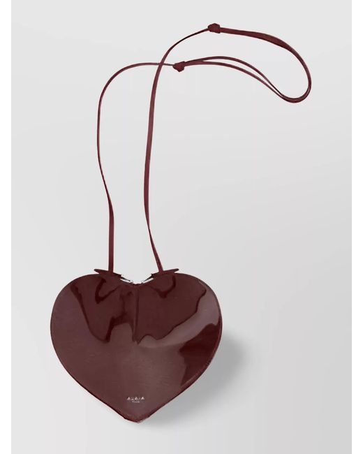 Alaïa Multicolor Heart Shape Glossy Finish Shoulder Bag