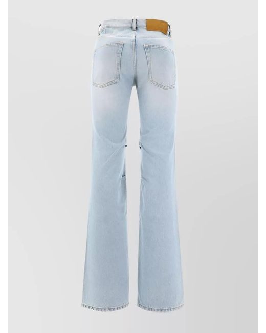 Off-White c/o Virgil Abloh Blue Denim Baggy Jeans