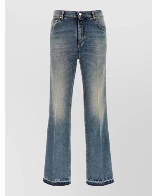 Amiri Blue Denim Straight-Leg Jeans for men