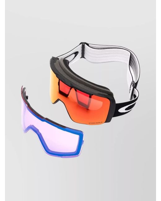 Oakley Red Versatile Sunglasses Featuring Customizable Options