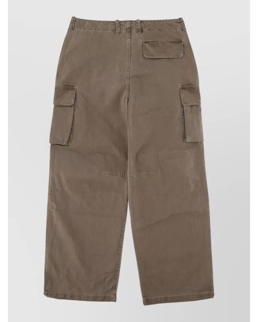 Our Legacy Multicolor Regular Mid Rise Cargo Shorts Belt Loops for men