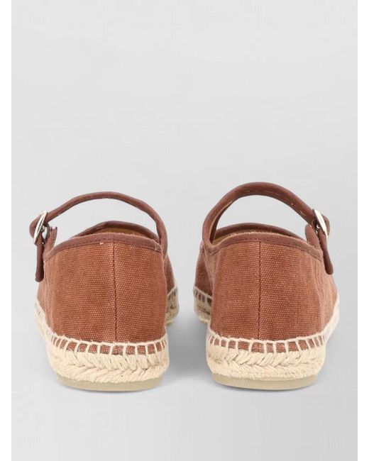 Castaner Natural Canvas Espadrille Padua Round Toe Slip On