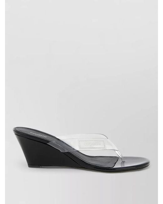 Coperni Multicolor Pvc Wedge Thong Sandals