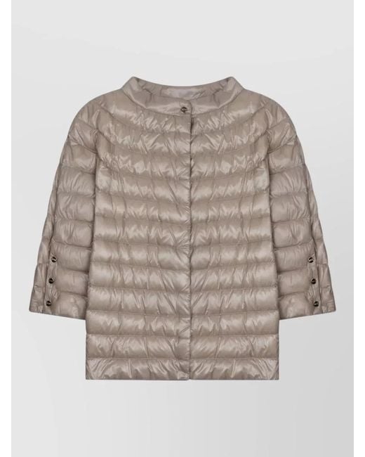 Herno Natural Quilted Puffer Jacket