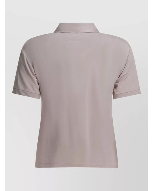 Maison Margiela Gray Polo Shirt