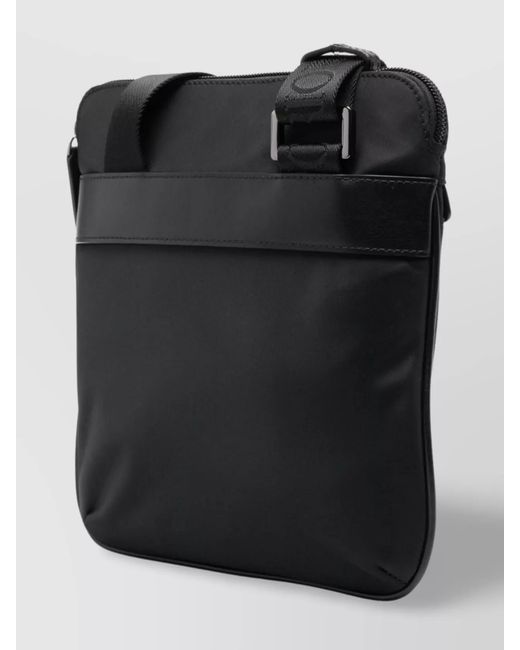 Emporio Armani Black Nylon Crossbody Bag for men