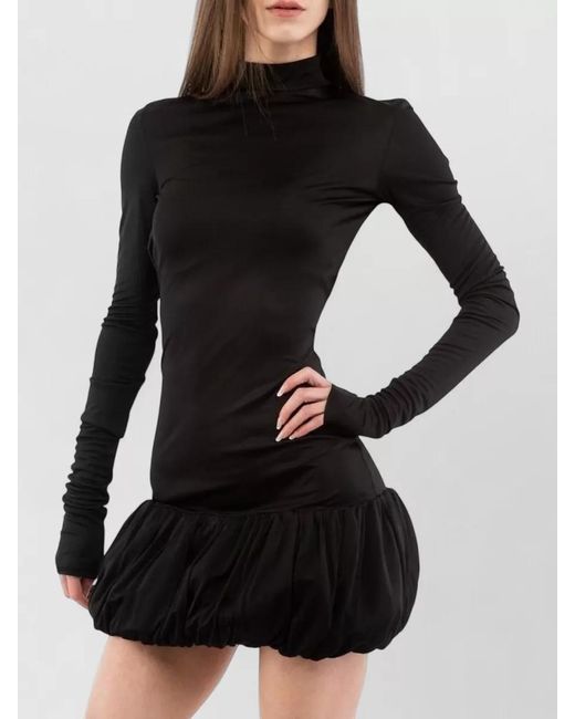 Moschino Black Viscose Mini Dress