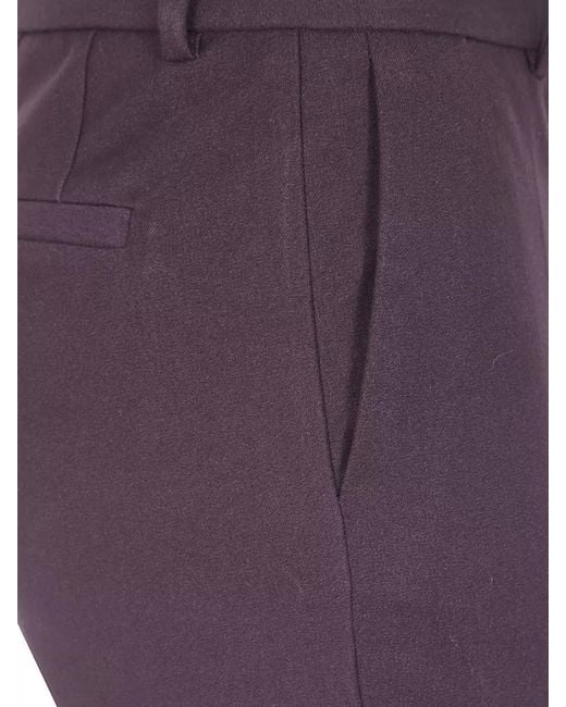 Joseph Purple Stretch Suit Trousers
