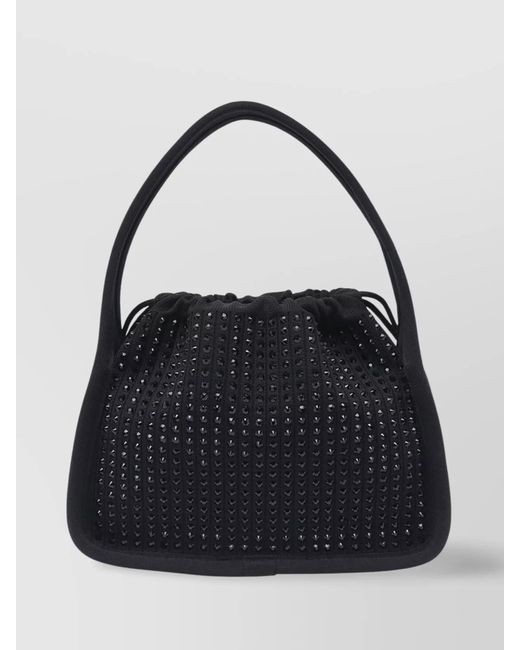 Alexander Wang Black Small Ryan Bag Studded Detailing