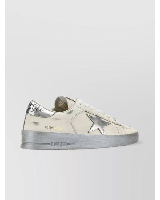 Golden Goose Deluxe Brand White Leather Low Top Sneakers
