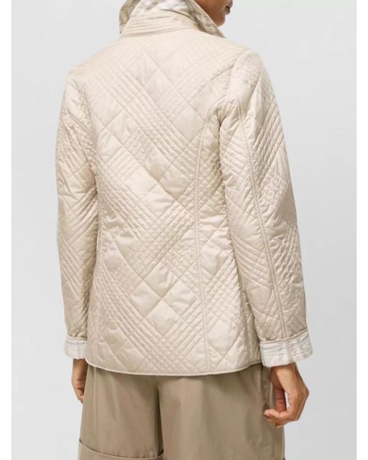 Burberry Natural Fernleigh Nylon Jacket Casual Style