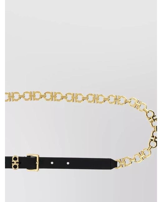 Ferragamo Natural Leather Belt