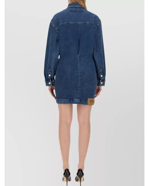 Moschino Blue Denim Mini Dress