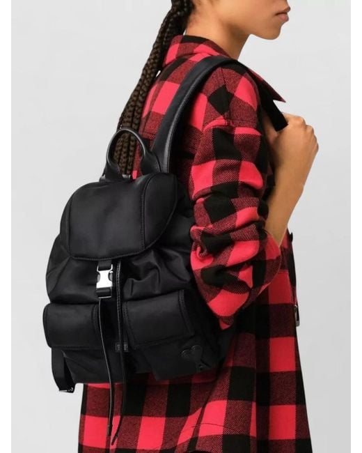 AMI Black Marcel Nylon Backpack Small Size
