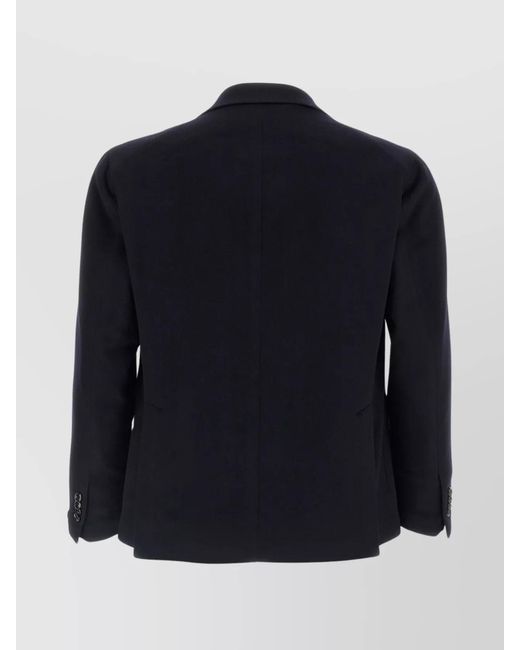 Tagliatore Blue Cashmere Blazer for men