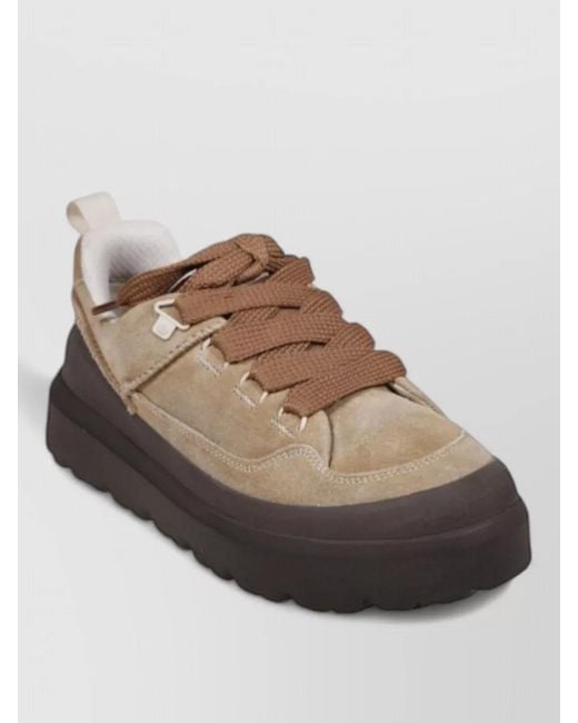 Ugg Brown Heritage Utility Sneaker Knoll Pull Tab for men