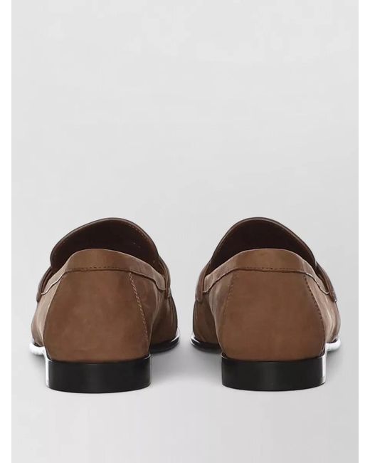 Fendi Brown Suede Loafers