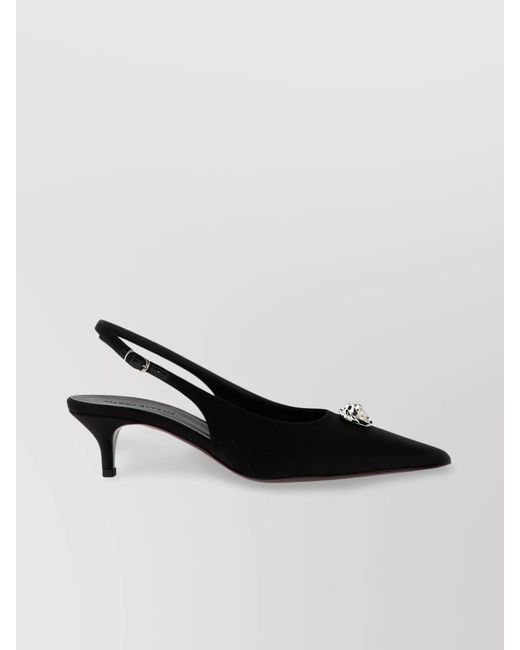 Magda Butrym Multicolor Silk Slingback Pumps
