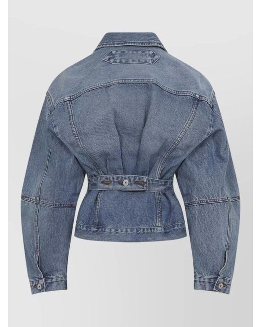 Jacquemus Blue Denim Fitted Jacket