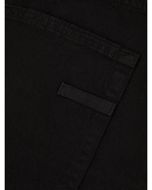 Zegna Black Denim Straight-Leg Jeans for men