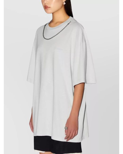 Ambush White Cotton T-Shirt for men