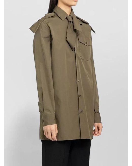 Prada Green Cotton Shirt