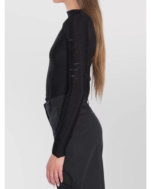 The Attico Black Sweater Viscose