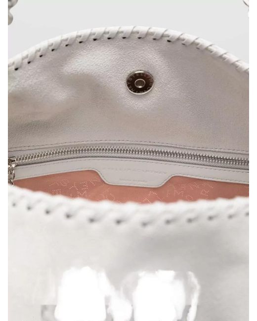 Stella McCartney White Falabella Drawstring Shoulder Bag