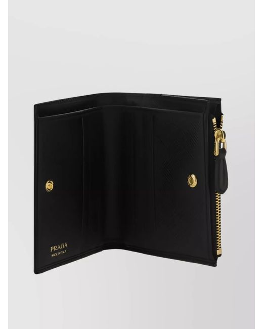 Prada Black Leather Cardholder