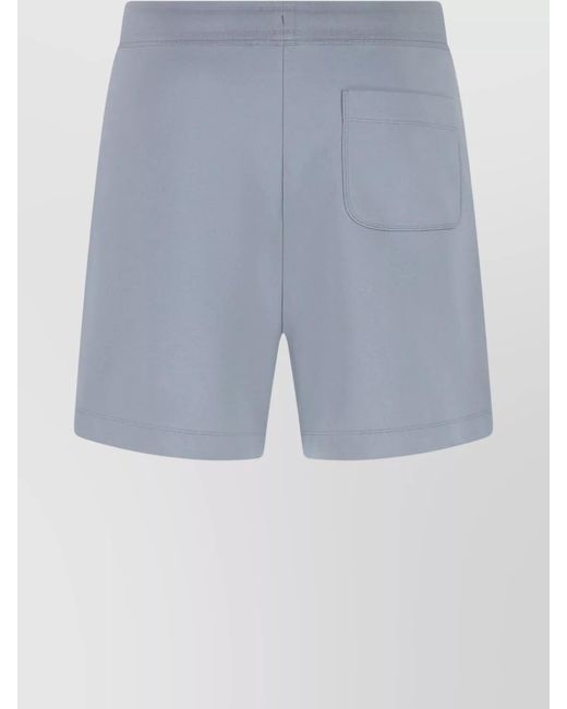 Canada Goose Blue Cotton Bermuda Shorts for men