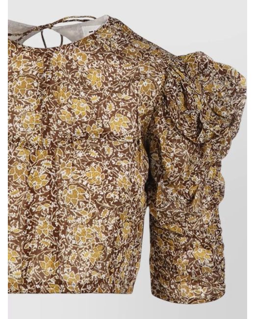 Isabel Marant Brown Cotton Top