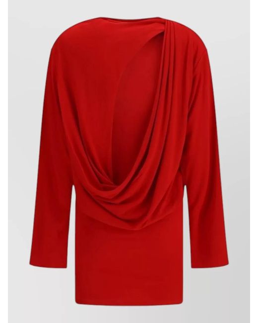 Jacquemus Red Printed Mini Dress