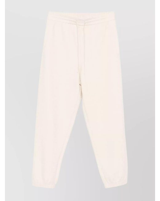 Emporio Armani Natural Logo-Print Track Pants for men