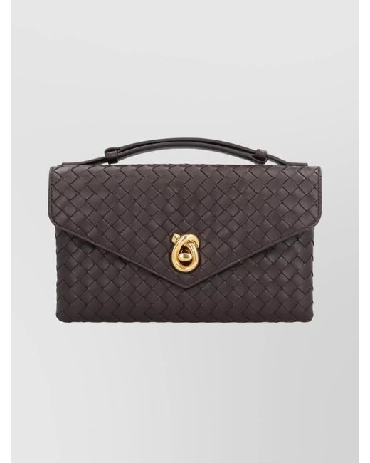 Bottega Veneta Multicolor Knot Lock Lambskin Shoulder Bag