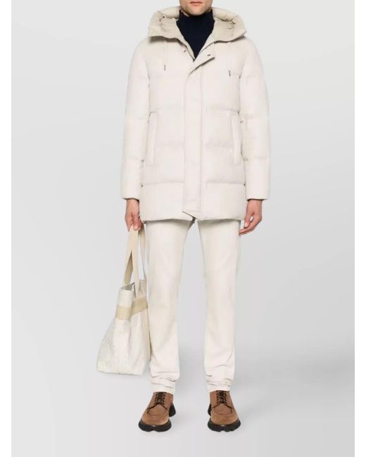 Jacob Cohen White Slim-Fit Straight-Leg Trousers for men